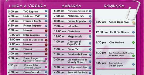 programación canal 5 domingo|Canal 5 .